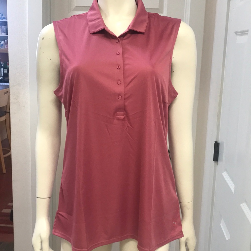 Puma Golf/Tennis/Pickleball Sleeveless Polo, NWT!